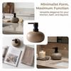 Coarse Pottery Press Bottle Stone-Textured Lotion Bottle Shampoo Soap Dispenser  Bathroom