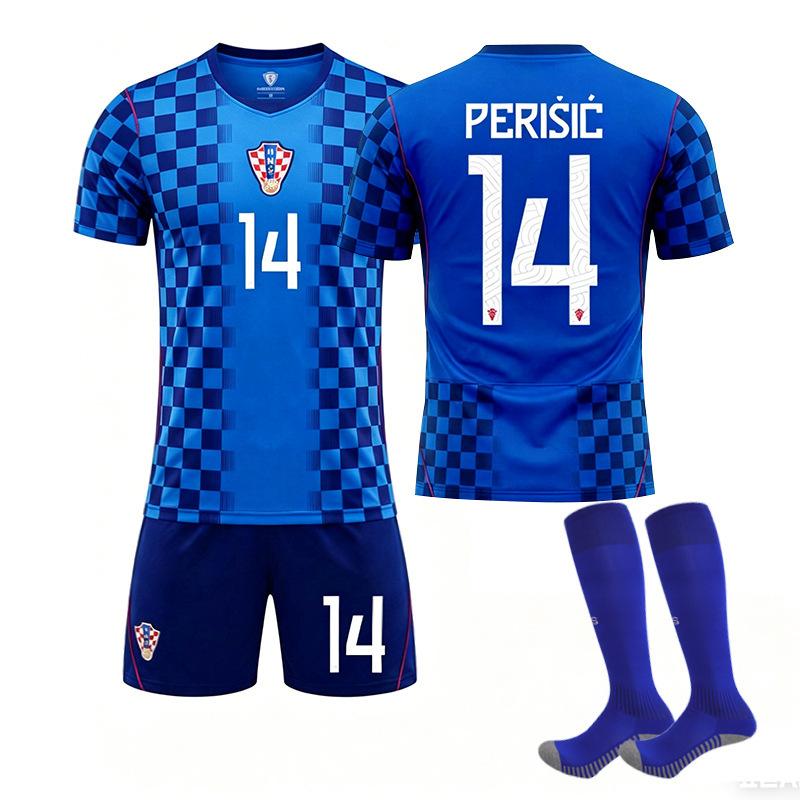 World Cup Croatia Away Jersey No. 10, Football Jersey Set, Men'S