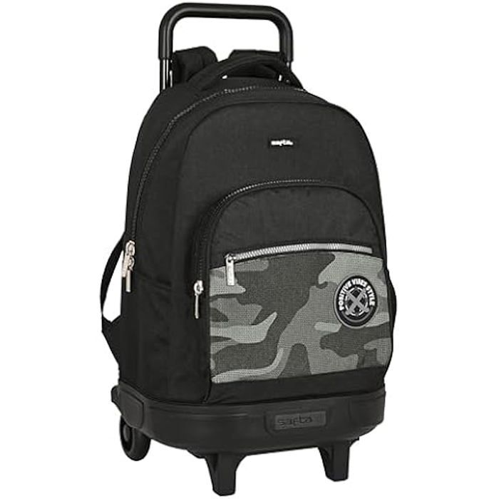 Safta Stone Rollrucksack - Für Kinder - Kompakt und abnehmbar