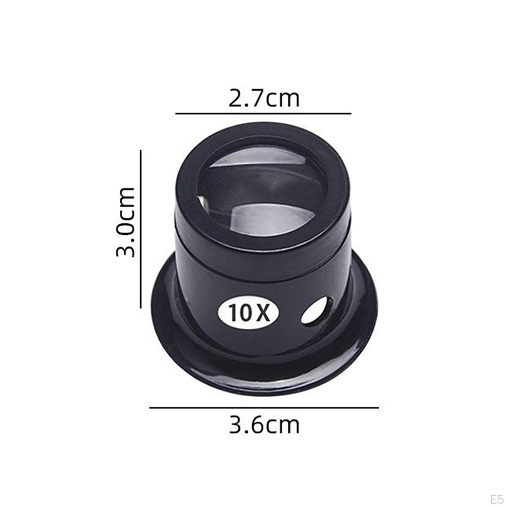 Glass Monocular Glasses Portable Tool PP Iron Material Suitable for Watch Repair Jewelry Experiments