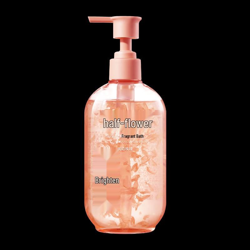Half Acre Flower Field Rose Petal Scented Shower Gel
