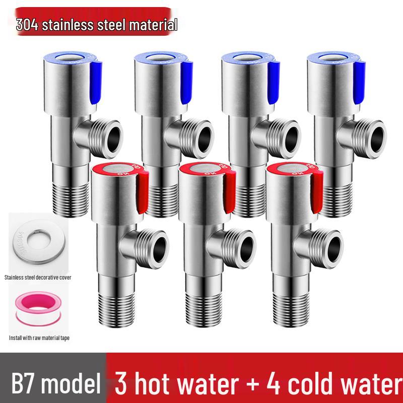 304 Stainless Steel Angle Valve for Hot and Cold Water Heater and Toilet Tap