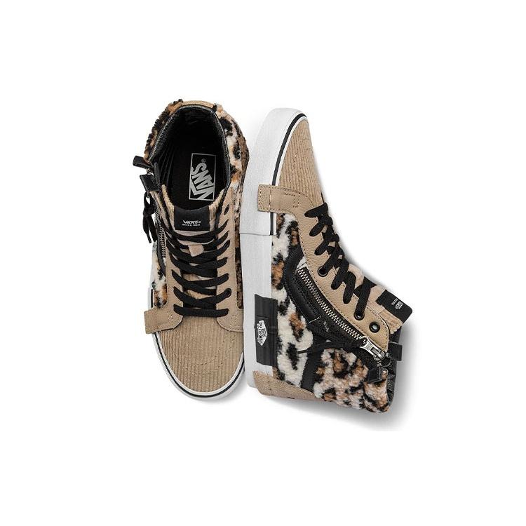 Vans Unisex SK8-HI CAP Mid-Top Sneakers Brown/Black Men's VN0A3WM1ABH
