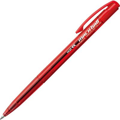 KOKUYO Pürüzsüz Tükenmez Kalem<K2> Mach Ball Knock Tip 10 Parça Kırmızı K2PR-NB207RX10