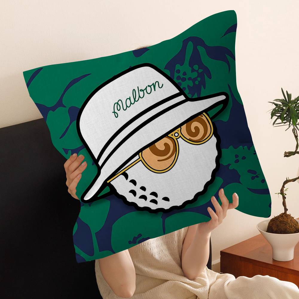 Fashion G-Golf brand M-Malbon Personalized Pillow Dust Cover Bedroom Kids Party Decoration Pillowcase Birthday Children Gift