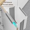 Foldable Hanging Kitchen Trash Can for Food Waste and Bathroom Storage