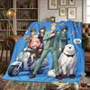 SPY FAMILY Comfortable Flannel Blanket Warm Printed, For Sofas, Travel -HE58
