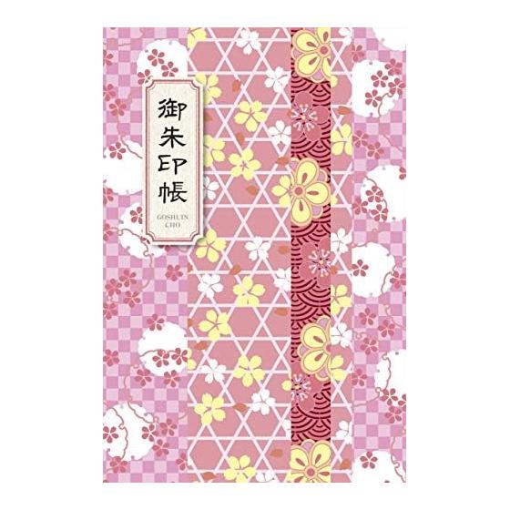 Книга Гошуин Киото цветочный узор (розовый)