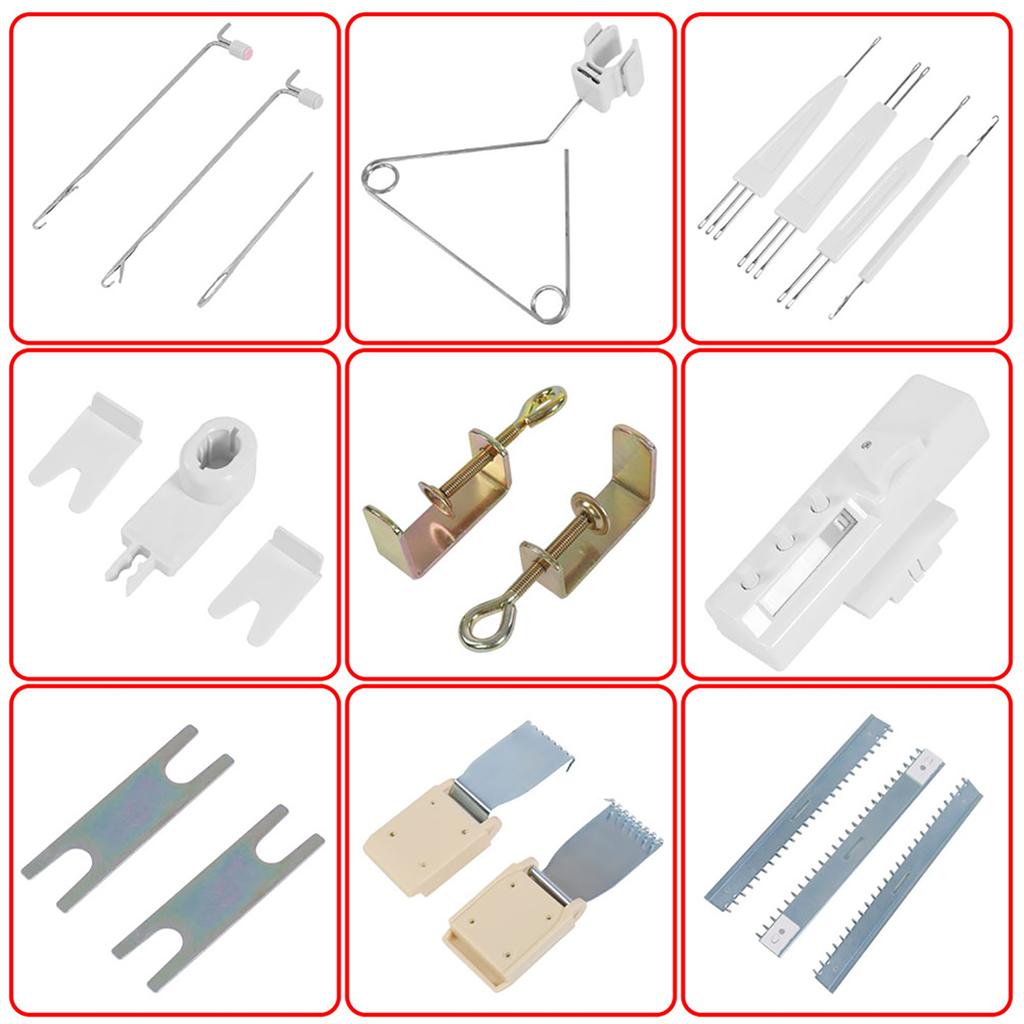 LK150 6.5mm Mid Gauge 150 Stitches Plastic Domestic Knitting Machine with Accessories