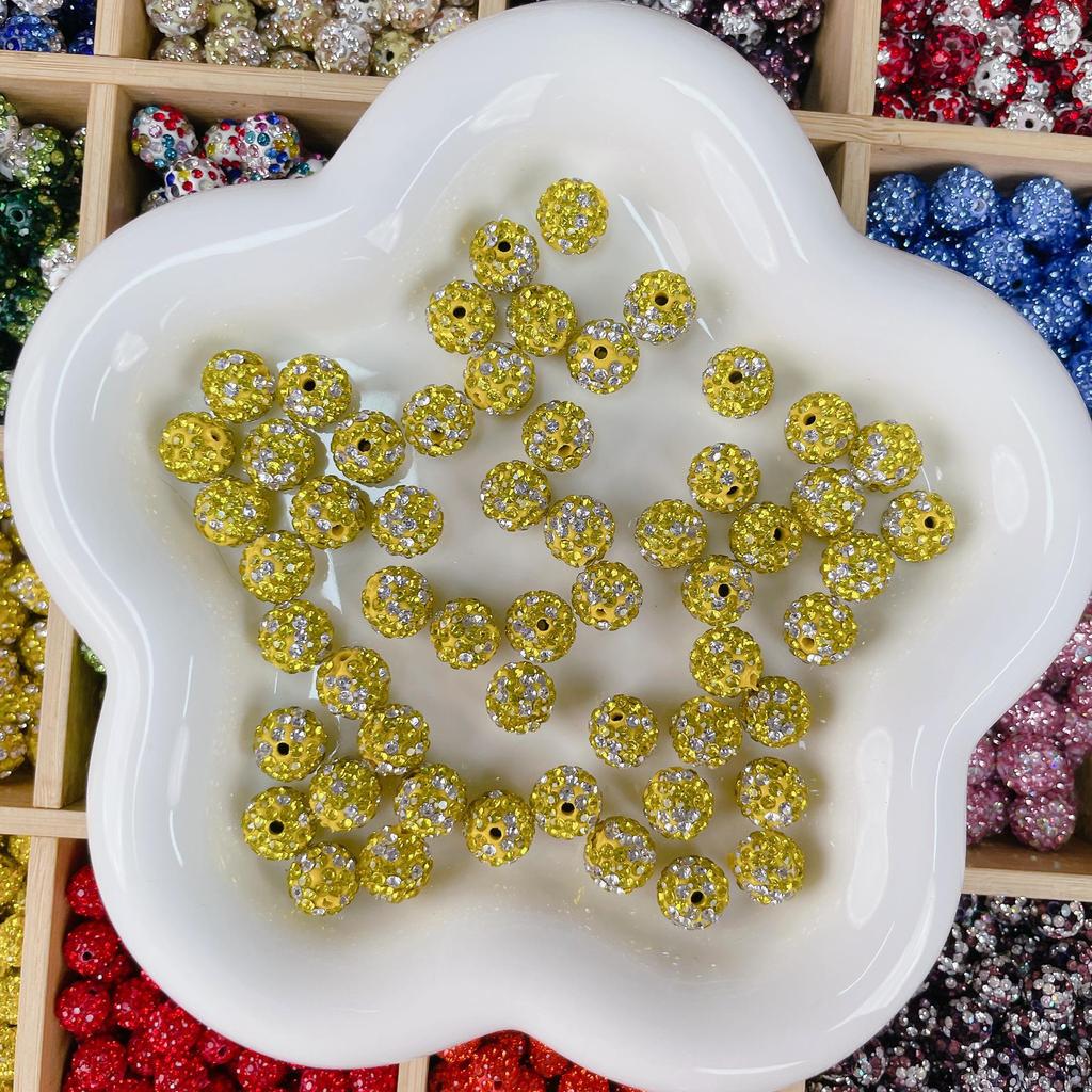 Handmade Rhinestone Crystal Beads for DIY Jewelry: Diamond Ball, Spacer, Pendant Materials