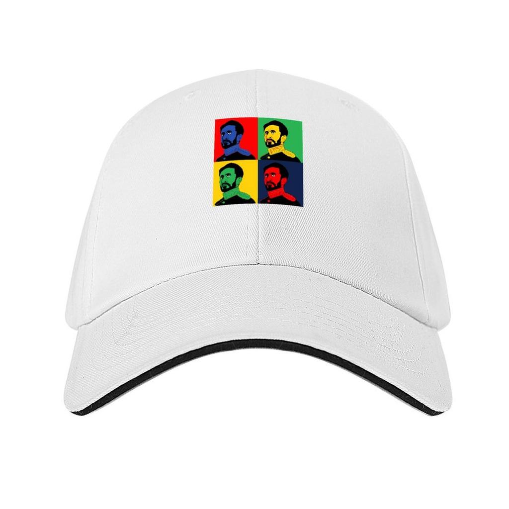 Ras Tafari Makonnen Pop Art Porträt König Selassie I Baseballkappe modischer Fischerhut Große Größe Hut Damen Hüte Herren