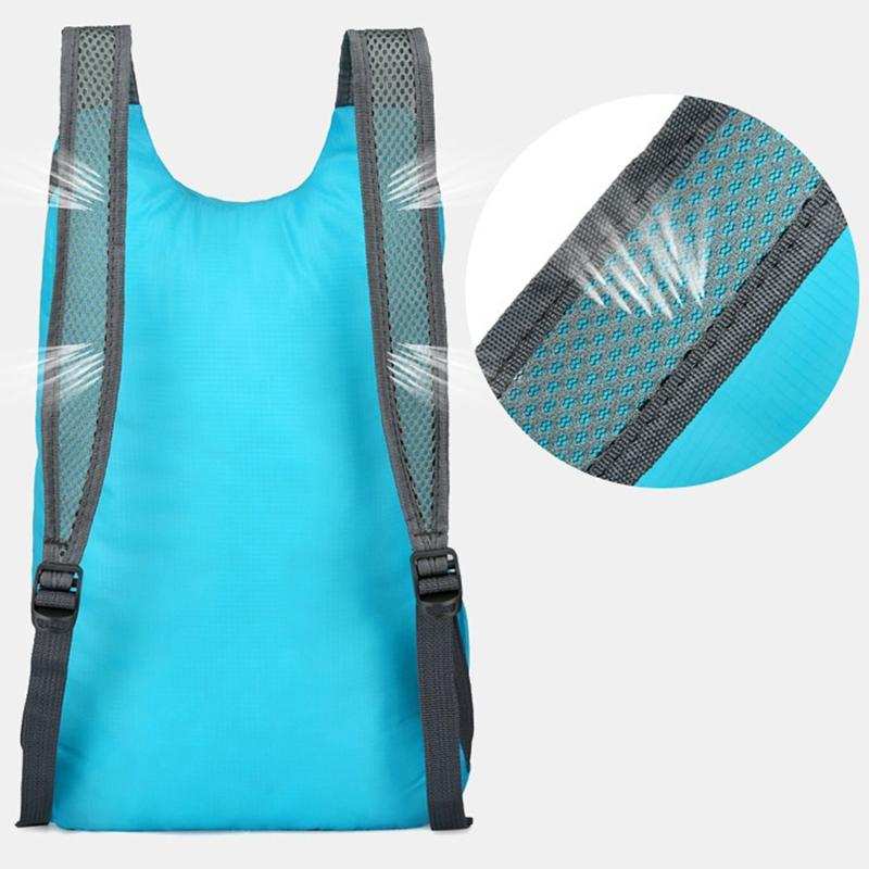 Outdoor Portable Foldable Double Shoulder Lightweight Sports Backpack Travel Bag