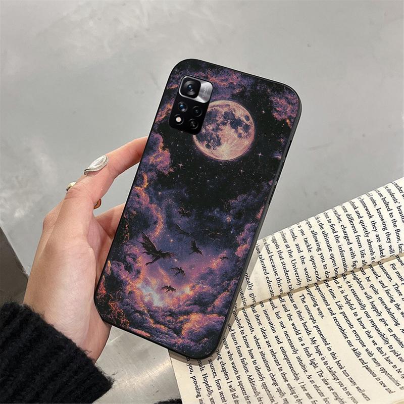 Clound Moon Star Night Funda Phone Case For Xiaomi Redmi Note 14 Pro 14 13 12 11 10 Pro 14S 12S 11S Redmi 14C 13C 10