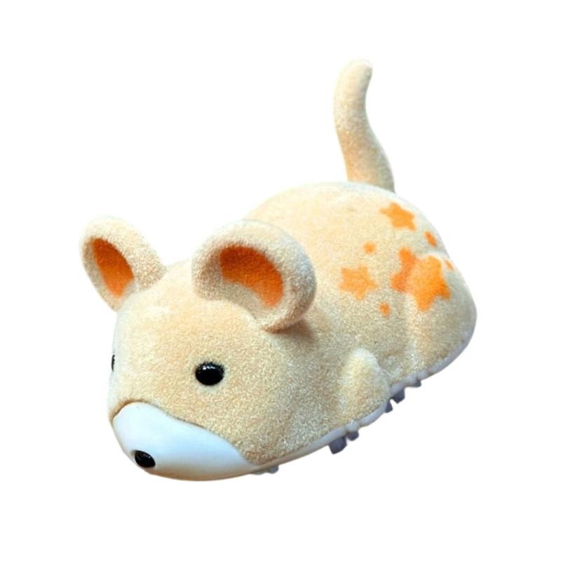 Realistic Moving Hamster Teaser Electric Cats Toy Interactive Pet Stress Relief