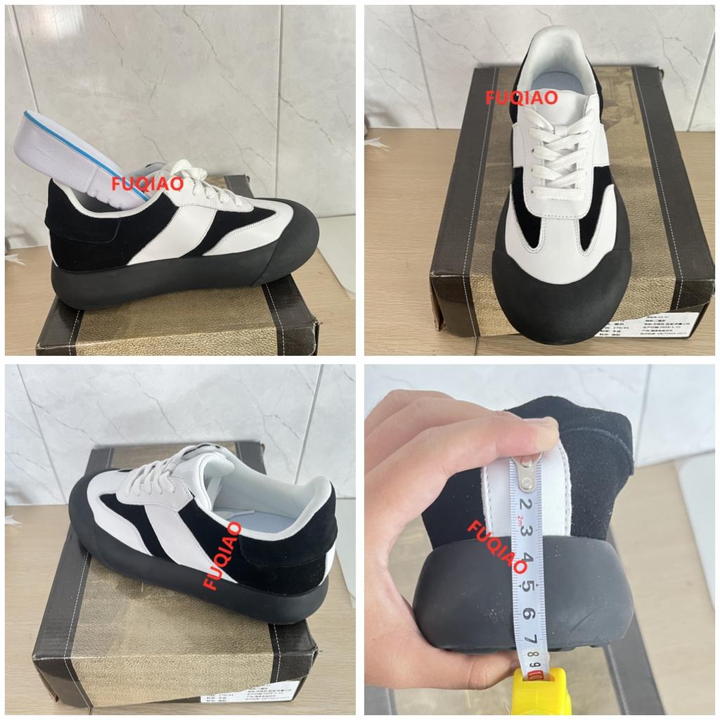 Brand Lace Up Men&Women's Casual Sneakers Thick Platform Lift Shoes Outdoor Walking Elevator Shoes 7cm Height Increase