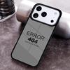not found Error 404 Phone Case for iPhone 17 16 15 Pro Max Air 14 13 12 11 Plus Shockproof Capa Cover