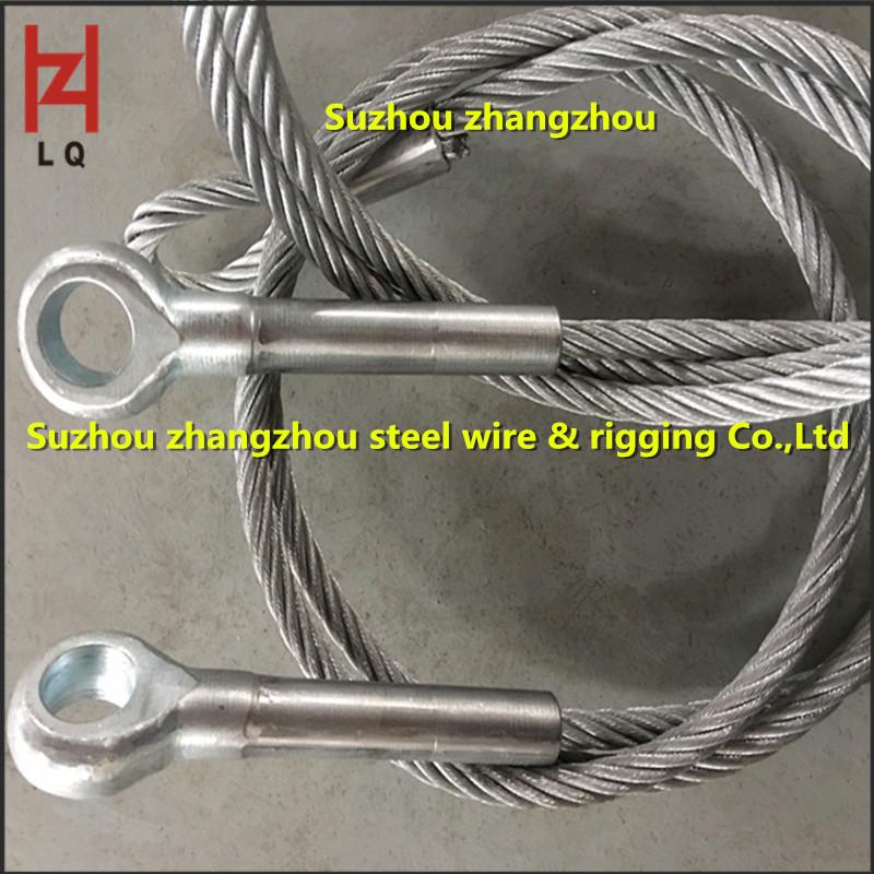 Galvanized Steel Wire Rope Slings with Crimped Terminals