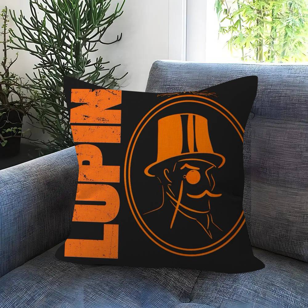 Lupin the Third Anime   Maple Design Cushion Cover Happy Autumn Harvest Decor Holiday Decorati Pillow Cover
