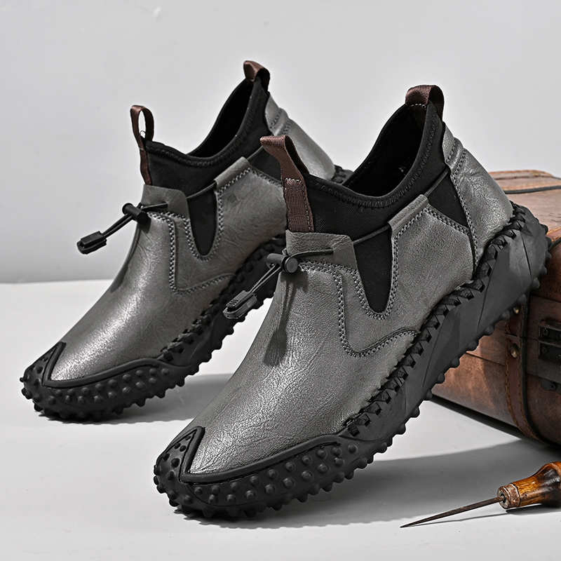 Fashion Thick-heeled Spring-autumn Womans Sports Shoes Husband Short Boots High Sneakers 48 To Play High-tech Items Technologies