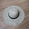 Handmade Natural Straw Dome Hat, Vacation Beach Sun Cap for Women, Casual Summer Sun Protection