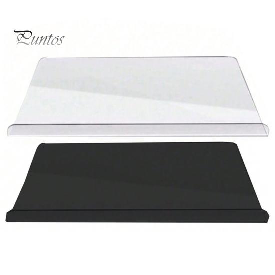 Acrylic Cutting Board with Counter Lip Non Slip Clear Cutting Board for Kitchen L-Shaped Charcuterie Board for Vegetables Cakes Pizza Sandwiches