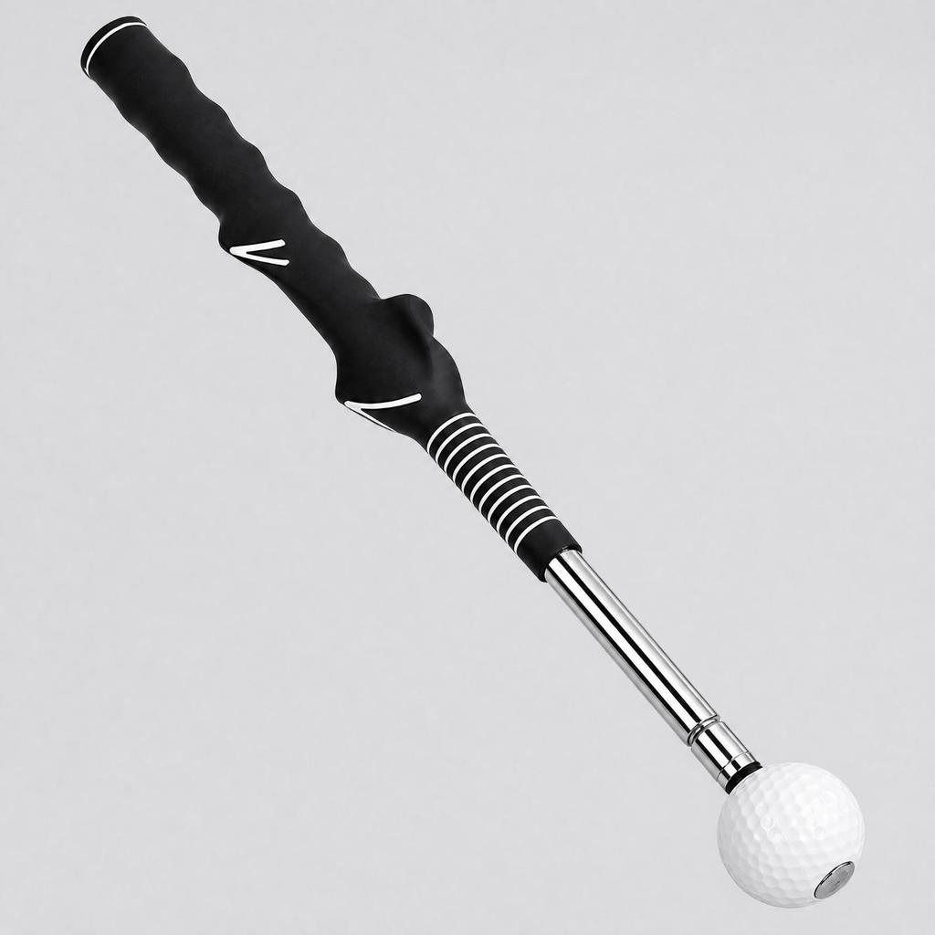 Retractable Telescoping Golf Swing Aid Portable with Ergonomic
