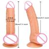 Wearable Realistic Strapon Dildo Skin Testicles Sliding Anal Vagina Sexy Adult Masturbation Big Penis For Women Sex Toys Dildos