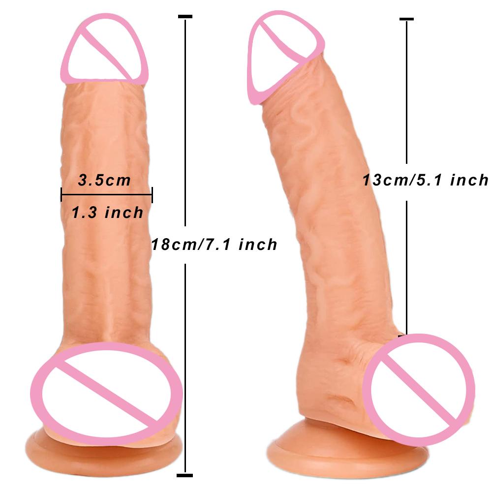 Wearable Realistic Strapon Dildo Skin Testicles Sliding Anal Vagina Sexy Adult Masturbation Big Penis For Women Sex Toys Dildos