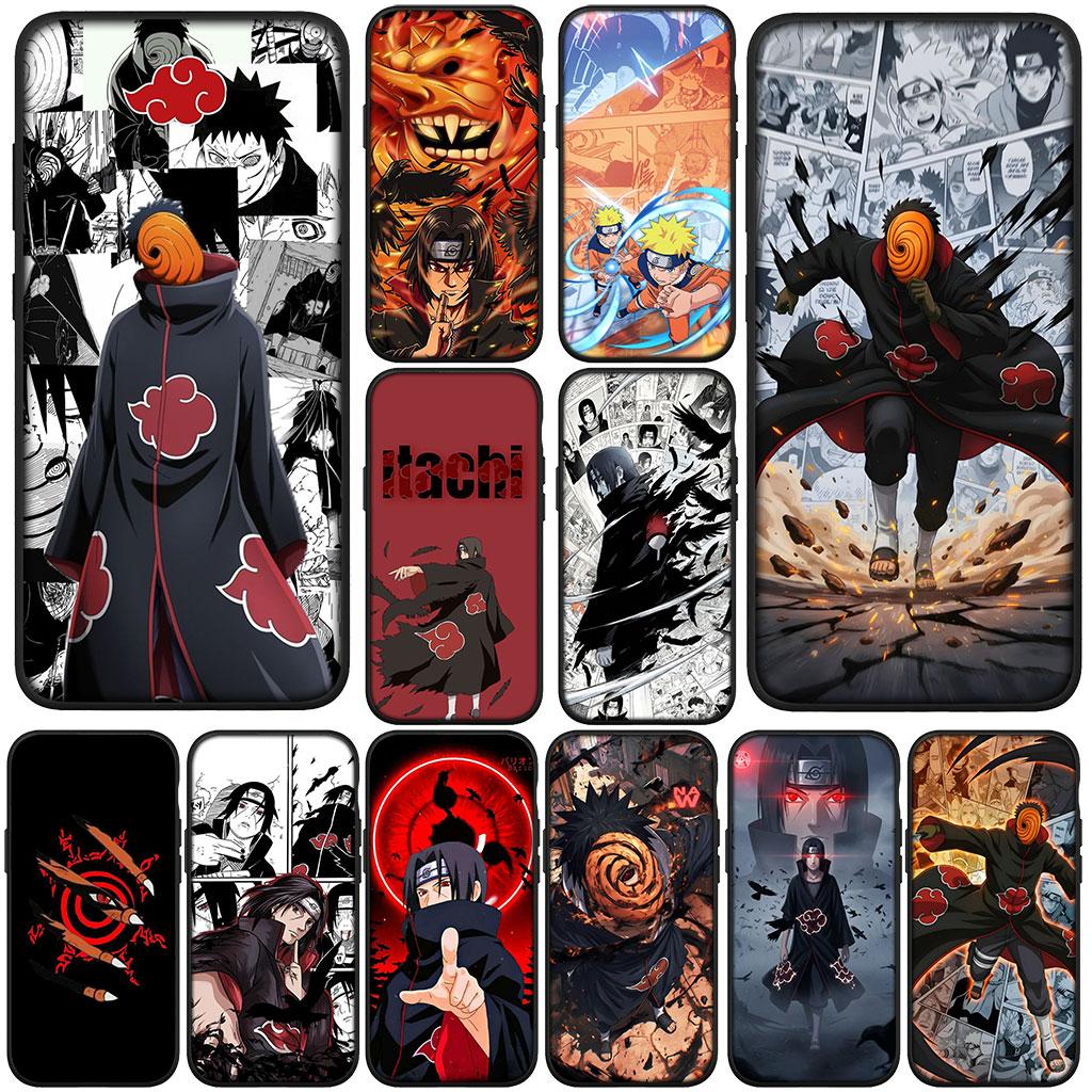 Itachi Uchiha Tobi Narutos Obito Phone Cover for Samsung Galaxy S25 S24 S23 Fe Ultra Plus S7 Edge A05 A06 A16 A55 A15 A35 Case