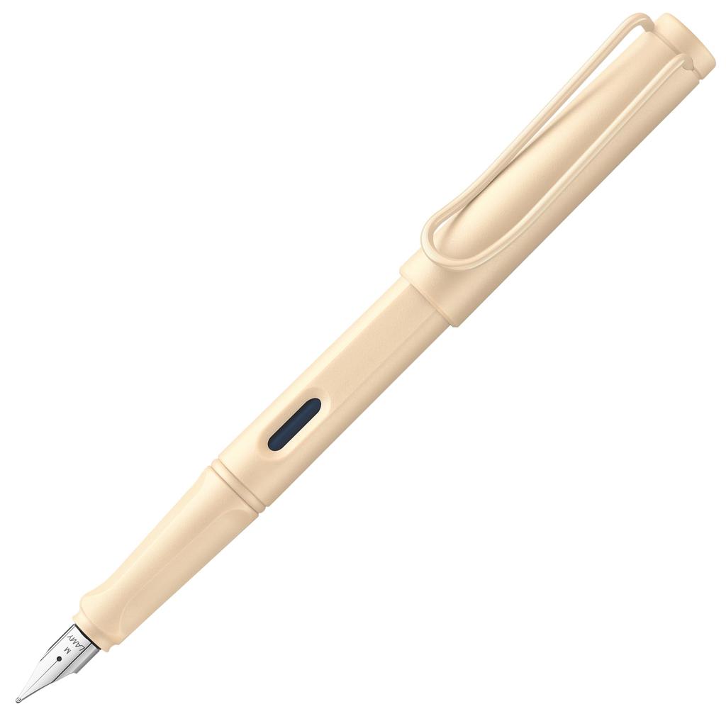 Lamy Safari Cosy Fountain Pen 020 Special A modern fountain pen in cream Features an ergonomic grip and timeless Fine nib One pen Edition color.