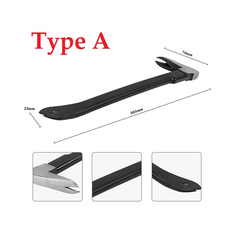 For Home Projects For Renovation Tasks Nail Remover Metal Pry Bar As Show Minimal Damage To Surfaces Precision-honed Claws