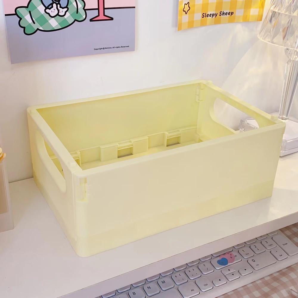 Skládací plastový úložný box pro organizaci na stole - Ideální na psací potřeby, lepicí pásky, příručky a produkty péče o pleť