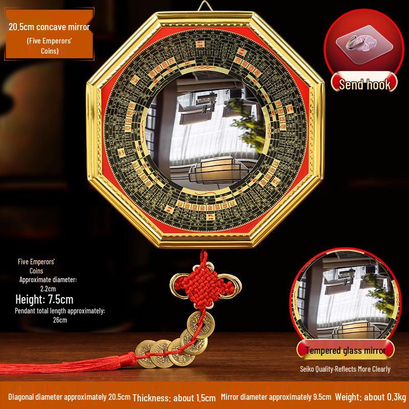 Wypukłe lustro Bagua Tai Chi do dekoracji domu i sklepu