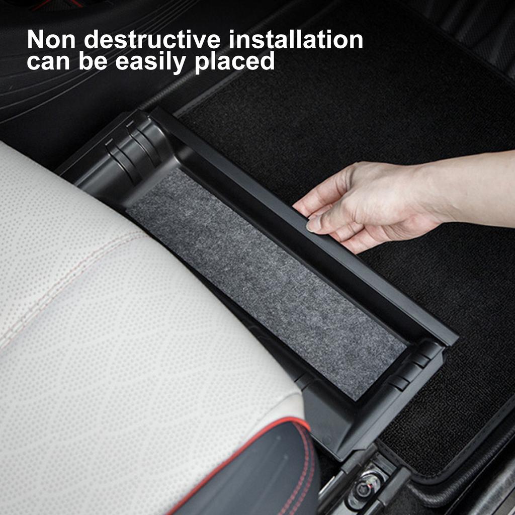 Für BYD ATTO 3 YUAN PLUS 22 23 Untersitz-Aufbewahrungsbox Autoaufbewahrung Autosortierbox Verstauen Aufräumen Auto