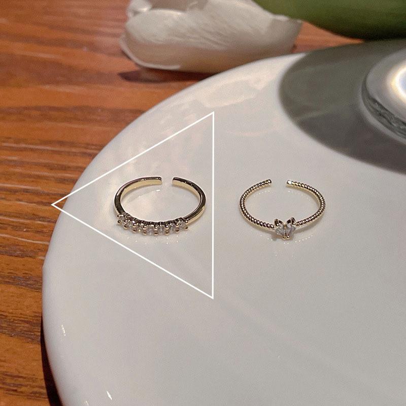 

Современное кольцо-сердце из меди для женщин, регулируемый дизайн, шикарная мода, геометрическое J3375