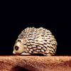 Stylish Copper/Brass Hedgehog Charm Decorative Hanging Pendant For Outdoor Gear Jewelry Crafting Creative Gift