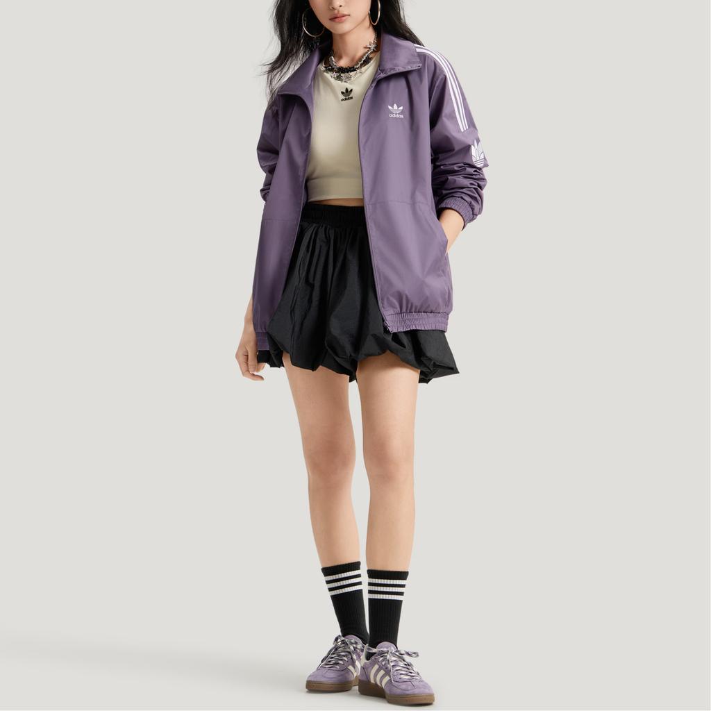 Adidas Originals Adicolor Track Top Sports Fitness Casual Daily Stand Collar Striped Long Sleeve Jacket Unisex Jackets KV8853