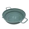 SILICONE INSERT FOR FRYER, FOLDABLE, ROUND, 19cm