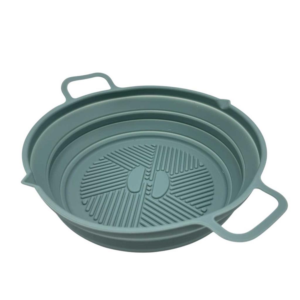 SILICONE INSERT FOR FRYER, FOLDABLE, ROUND, 19cm