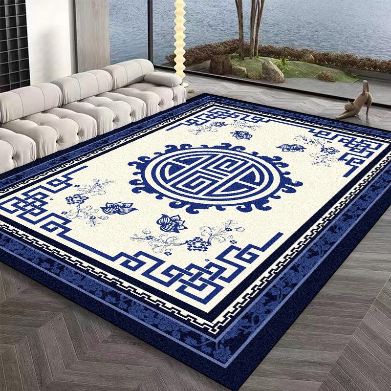 Modern Chinese Style Carpet Living Room Simple Home Decoration Non-slip Floor Mat 200x300 Sofa Area Lint-free Bedroom Large Rugs