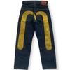 RogueWave Gotico Y2K Retro Streetwear Nero Cargo Punk Vintage Stampa Kpop Pantaloni Denim Gamba Larga