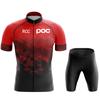 Rcc Poc Men's Cycling Jersey Set Summer Cycling Clothing Mtb Bike Clothing Uniform Maillot Ropa Ciclismo Cycling Suit 2024
