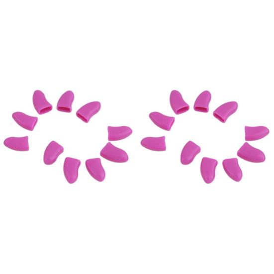 20Pcs Soft Pet Dog Cats Kitten Paw Claws Control Nail Caps Covers Pet Accessories