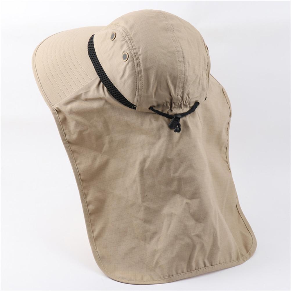 Outdoor Sun Hat for Men with 50+ UPF Protection Wide Brim Fishing Hat with Neck Flap