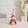 New Christmas Doll: Gem Powder Snowman Plush Hat Ornament, Standing Pose Reindeer, Perfect Gift