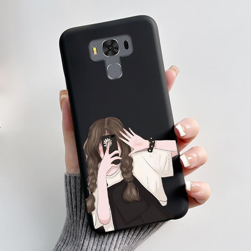 For ASUS Zenfone 3 Max ZC553KL X00DDB X00DDA X00DD Case Luxury Cute Love Rabbit Funny Black Soft TPU Silicone Matte Back Cover