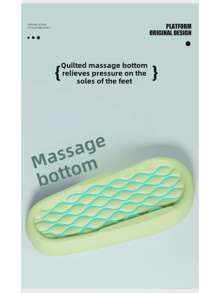 Men's Thick-Soled Non-Slip EVA Sandals: Indoor/Outdoor Summer Slippers