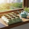 Extra-Thick Germination Kit 9 Deep Cells Planting Supplies Yard Tools Seed Starter Tray  Labeling