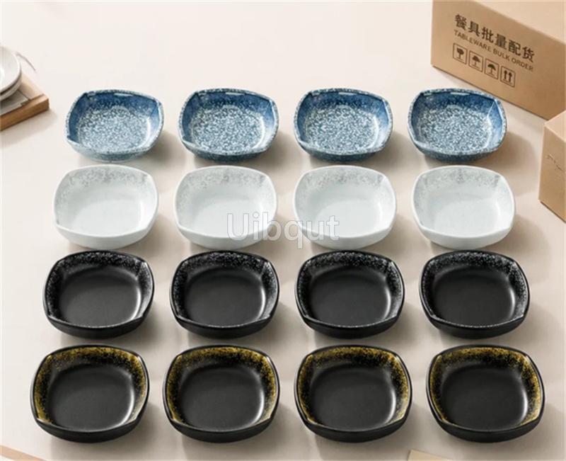 Melamine plastic Japanese style seasoning sauce small dish dipping Sushi soy sauce pepper wasabi Mustard dish oil vinegar plate