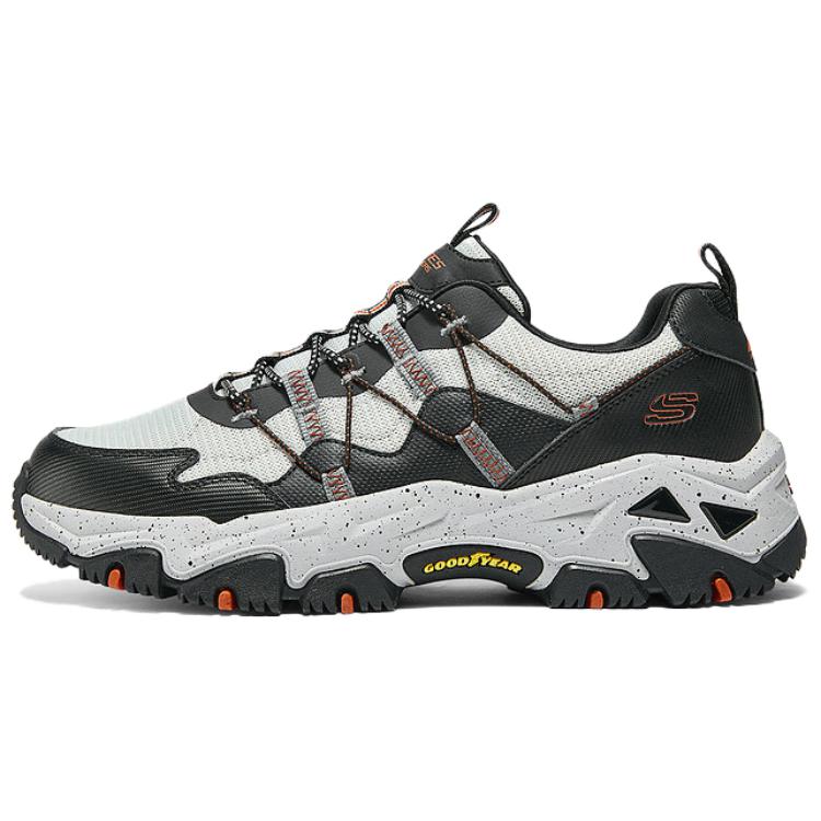 Skechers DLites Hiker Удобные Универсальные Прочные Низкие Повседневные Кроссовки Мужские кроссовки Черный Оранжевый 237421-BKOR 41